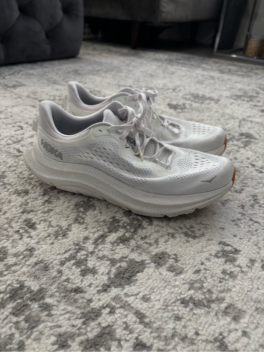 Hoka Women's White Athletic Running Shoes
